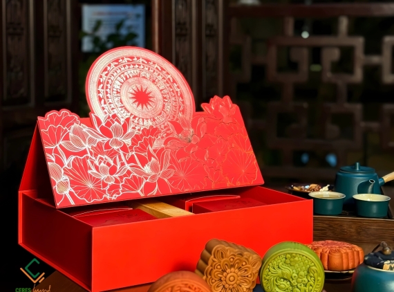 Hộp quà Việt Cổ Liên Hoa 2 (4 bánh)