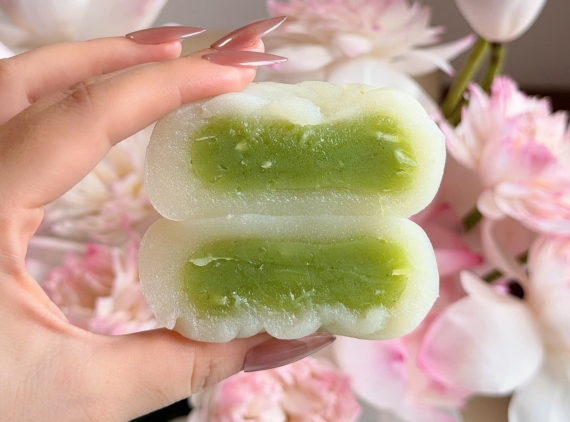 Bánh dẻo cốm dừa sợi thuần chay