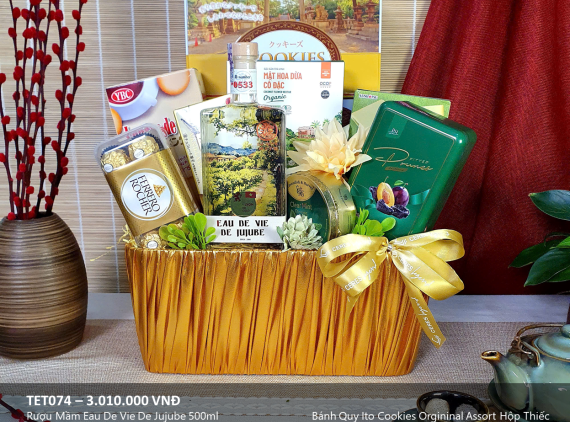 [Pre-order] Giỏ Quà Kim Lộc TET074