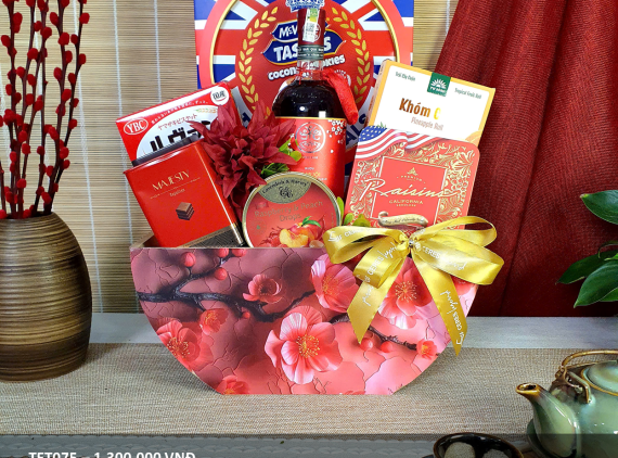 [Pre-order] Giỏ Quà Đào Phúc TET075
