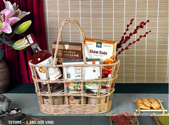 [Pre-order] Giỏ quà Mộc Phúc TET095