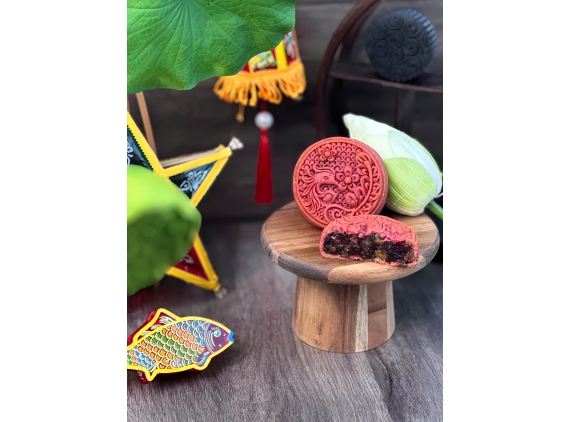 Bánh Trung Thu Hồng Táo Cam Vàng 150g