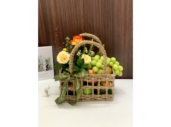 Giỏ trái cây mây
