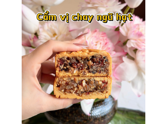 Bánh trung thu cẩm vị ngũ hạt thuần chay