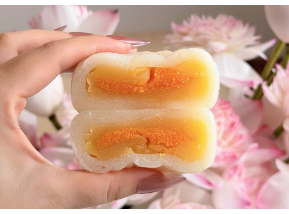 Bánh dẻo đậu xanh trứng muối hoàng kim 150g