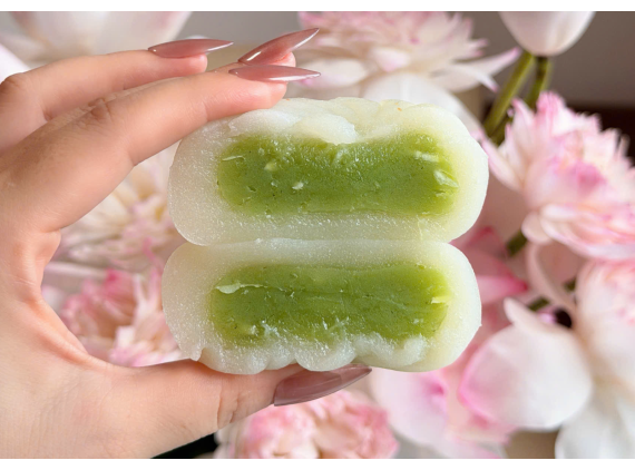 Bánh dẻo cốm dừa sợi thuần chay