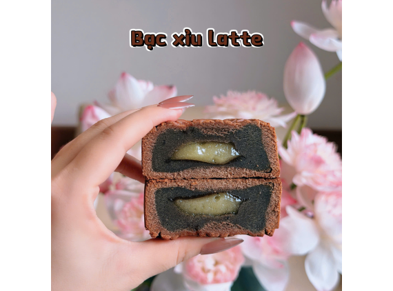 Bánh trung thu bạc xỉu latte