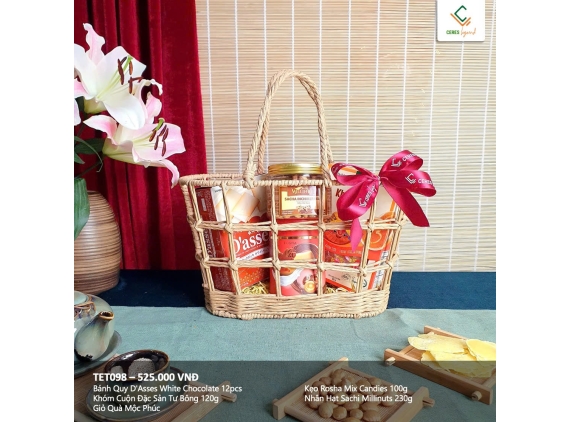 [Pre-order] Giỏ quà Mộc Phúc TET098