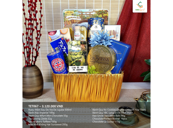 [Pre-order] Giỏ Quà Kim Lộc TET067
