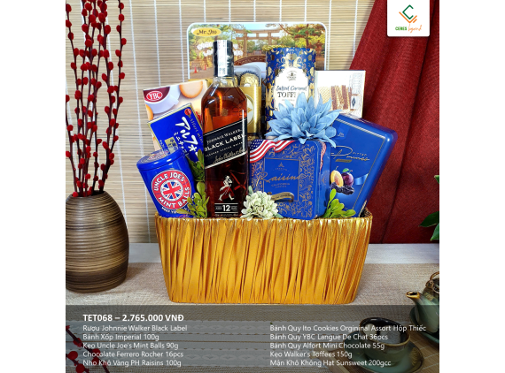 [Pre-order] Giỏ Quà Kim Lộc TET068