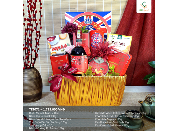 [Pre-order] Giỏ Quà Kim Lộc TET071