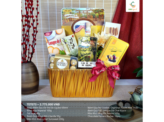 [Pre-order] Giỏ Quà Kim Lộc TET073