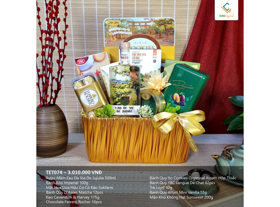[Pre-order] Giỏ Quà Kim Lộc TET074