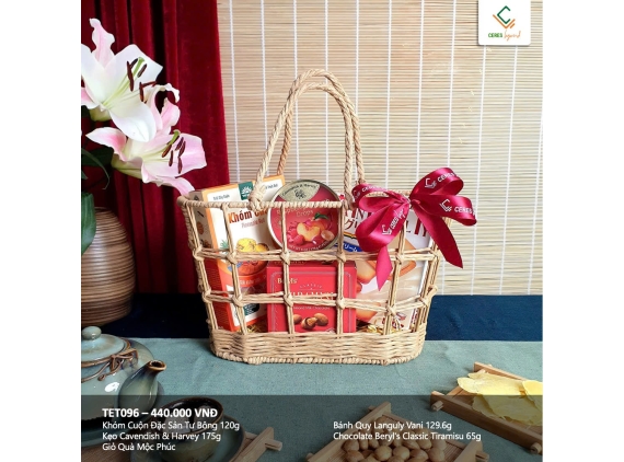 [Pre-order] Giỏ quà Mộc Phúc TET096